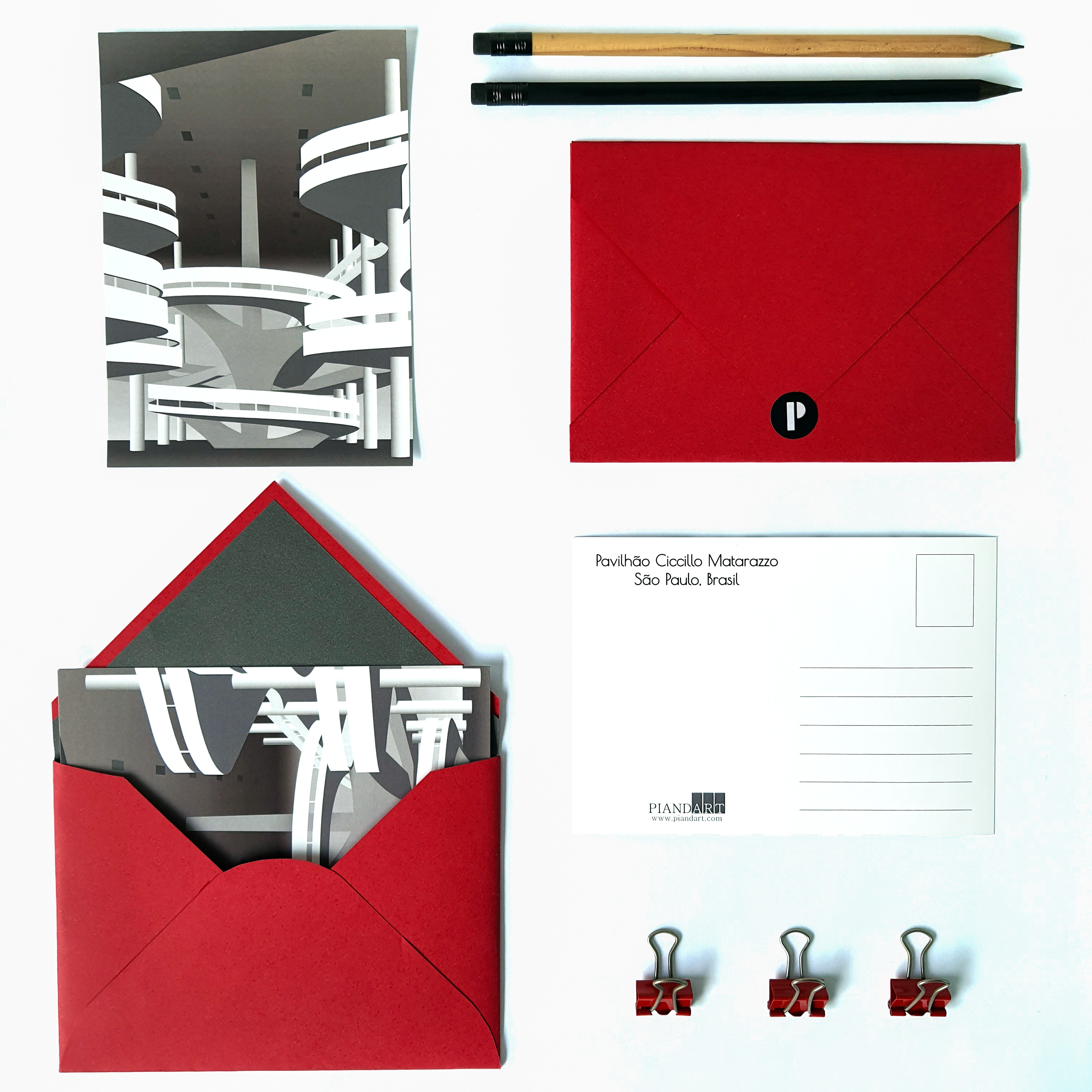 Postal Pavilhão Ciccillo