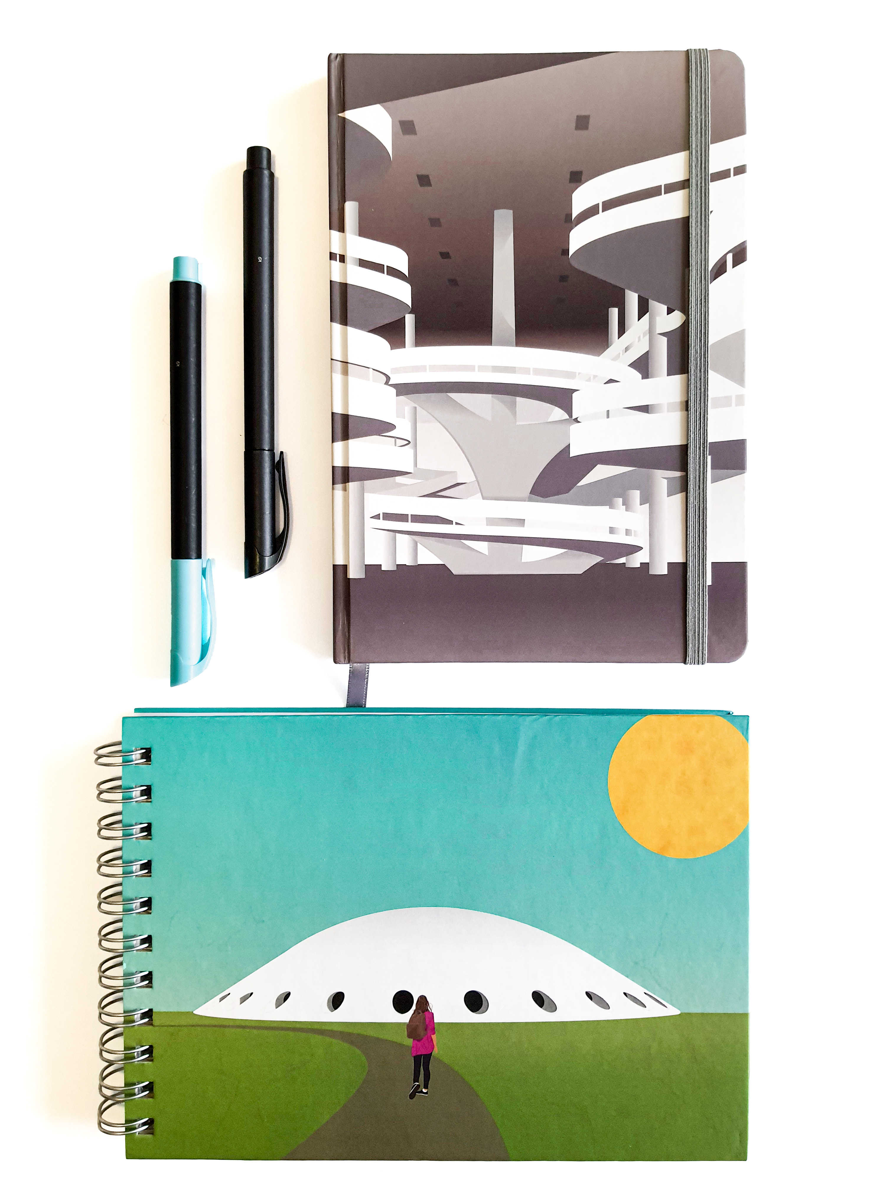 Kit Caderno Pavilhão + Sketchbook Oca